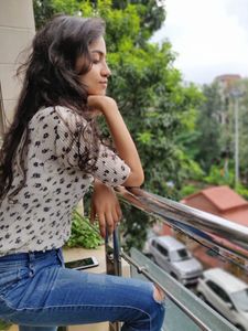 White Floral Georgette Top