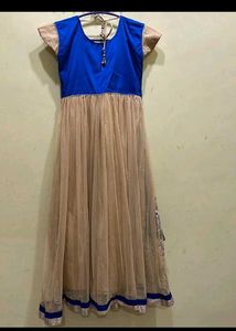 Girls&#39; Blue &amp; Gold Dress