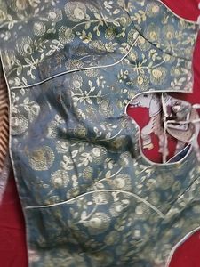 Banarasi Silk Blouse With Padded