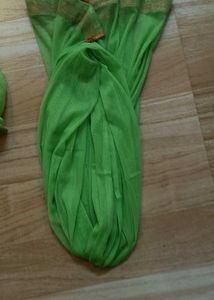 Green kurta and salwar with chunni
