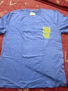 Blue Graphic Print T-Shirt