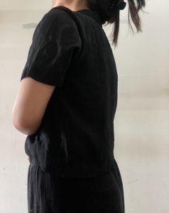 🖤Black Textured Short Sleeve Shirt 🖤