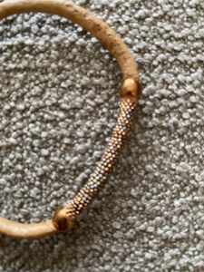 Fossil leather magnetic Unisex Bracelet