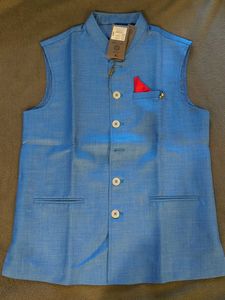 L - Royal Blue Nehru Jacket