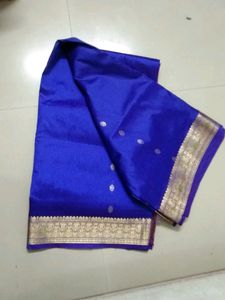 Original Silk Saree Royal Blue