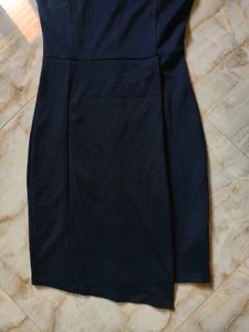 Elegant Navy Bodycon Dress