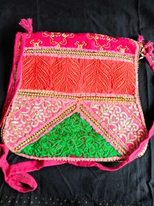 Kutch Style Traditional Embroidered Sling Bag
