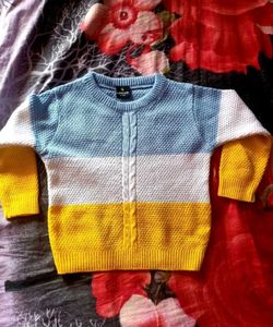 NEW branded Striped Baby Sweater 6-12 months
