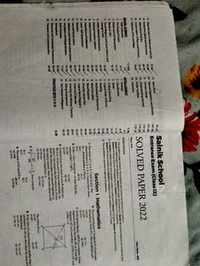 All India Sainik School Entrance Exam For class IX