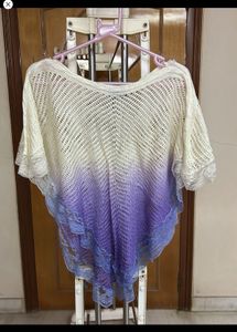 Ombre Crochet Knit Top