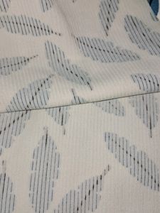 Blue Leaf And White Combined Hoodie.