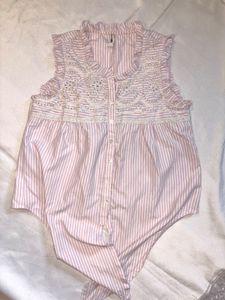 Lace Cotton Top (S)