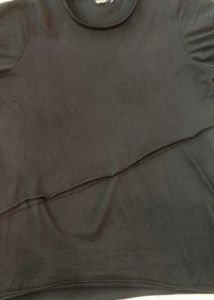 Branded Black Casual T-Shirt