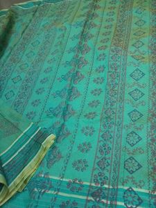 Block Print Cotton Saree