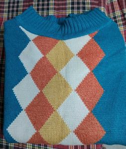 Argyle Pattern Sweater