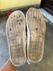 Funky White Shoes