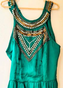 Green Ethnic Dress