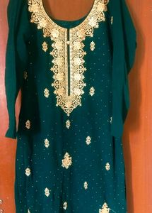 Green Suit With Salwar Patyala