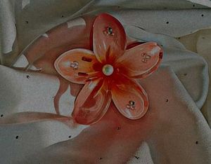 Flower Hair Claw Clip