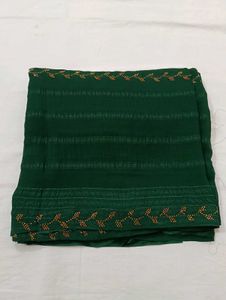 Elegant Green Saree