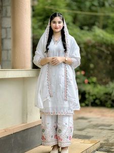 Premium Rangoli Crush Kurta Set For Women