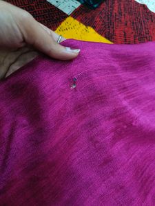 Pink Printed Saree With Beautiful Border