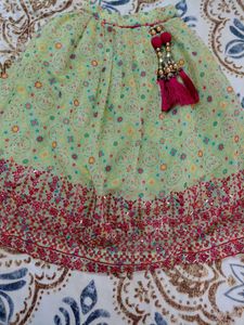 Baby Girl Crop Top Or Chniya Choli
