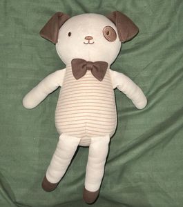 Cute Dog Plush Toy with Bowtie