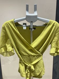 lime green blouse top