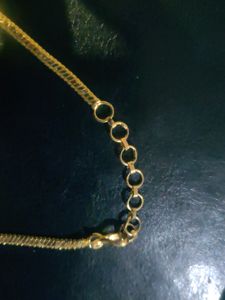 American Diamond (AD) White Color Hasli/Choker/Pendant with Chain for Girls