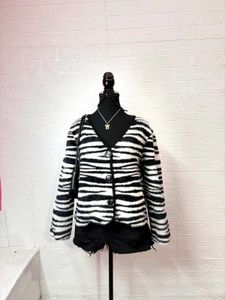Zebra Print Cardigan