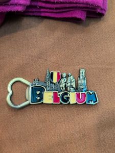 Belgium Souvenir Bottle Opener and Fridge Magnet