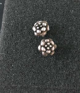 Sterling Silver 92.5 Berry Stud Earrings