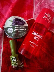 Beauty Bundle: Fuity body mist ,Charcoal soap (sea