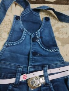 Cute Denim Dungaree Shorts