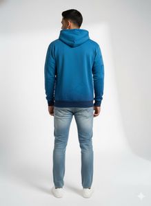 Blue Graphic Hoodie