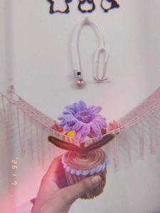 Handmade pipecleaner Flower Pot💜