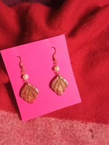 Leaf Drop Earrings