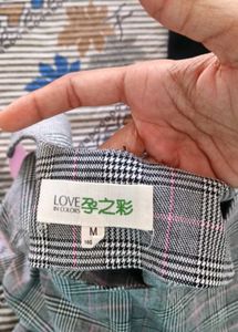 Korean Checked Dress 🍄