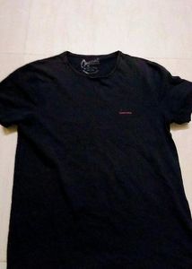M Size our L Black Normal Tshirt for Teena