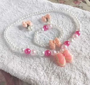 FIRSTCRY Cute bow Jewelry Set