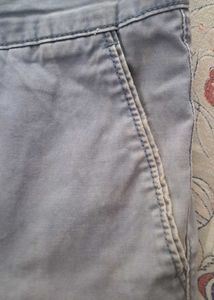 Denim Look Chinos /Trousers