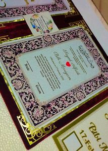 Nikah Nama Booklet