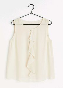 Elegant Ruffle Front Top