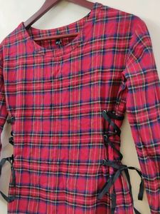 Red Checkered Dress