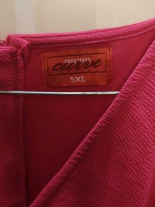 Pink Long Sleeve Party Dress