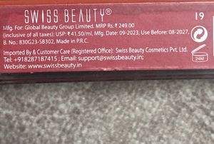 Matte Lip Liquid Lipstick