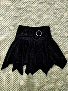 Black Mini Y2K Skirt