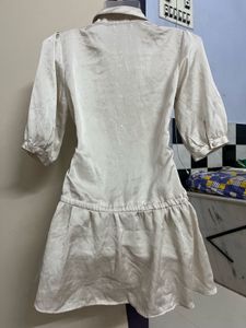 Korean Silk Collar One Piece