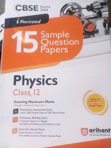 Class 12th, Arihant Physics Sample Paper